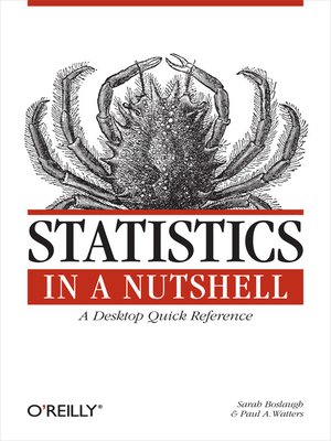 cover image of Statistics in a Nutshell
